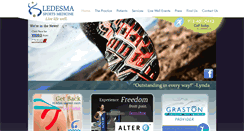 Desktop Screenshot of ledesmasportsmed.com
